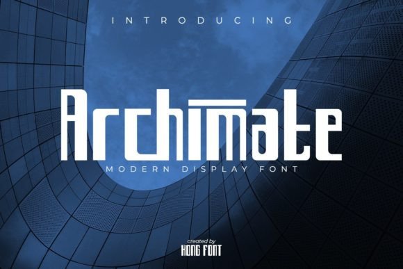 Archimate: A Playful Font for Creative Projects