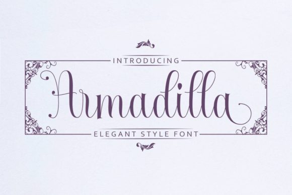Armadilla Font for Creative Campaigns