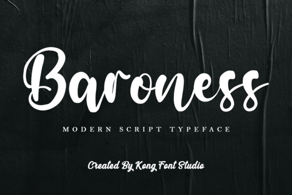 Baroness Font for Web Design