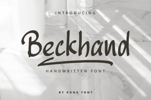 Beckhand: A Playful Font for Polished Branding