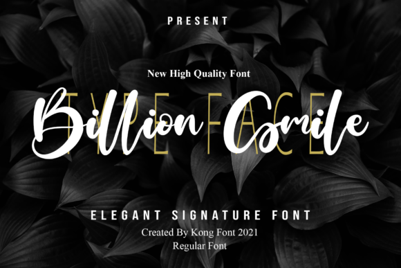 Billion Smile Font Review