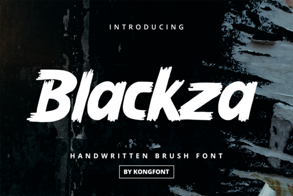 Blackza: A Playful Script Font for Creative Projects