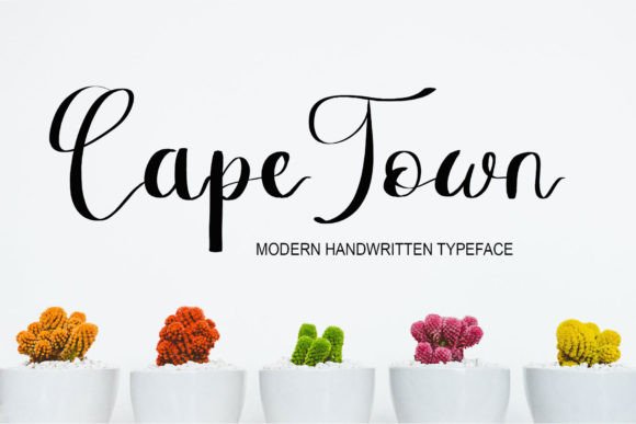 Cape Town Font for Creative Campaigns