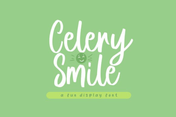 Celery Smile: A Friendly Script Font for Editorial Design