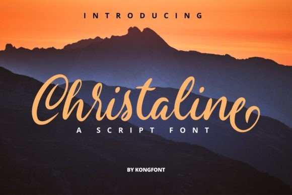 Christaline Font for Business Branding