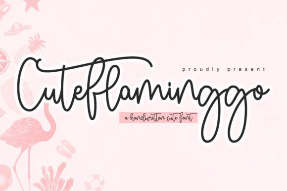 Cuteflaminggo: A Delicate Script Font for Digital Branding