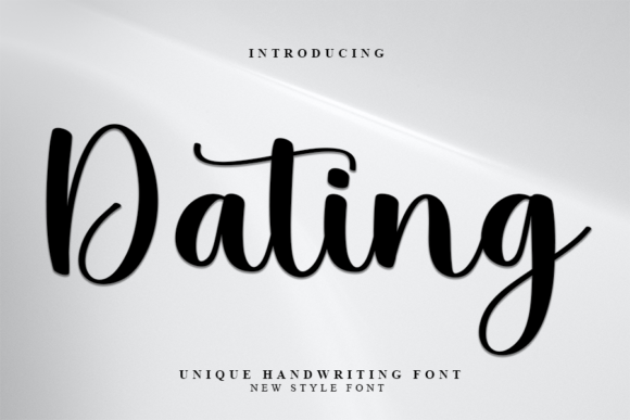 Dating Font for Creative Campaigns