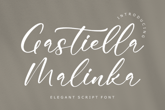 Gastiella Malinka Font for Elegant Branding