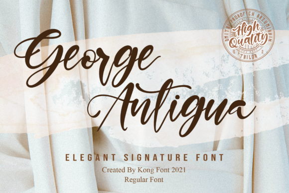 George Antigua Font for Business Branding