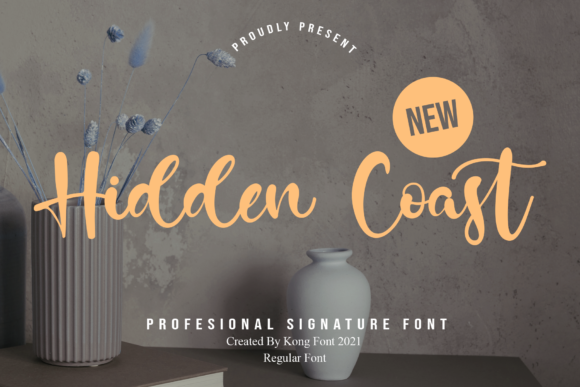 Hidden Coast Font for Creative Projects