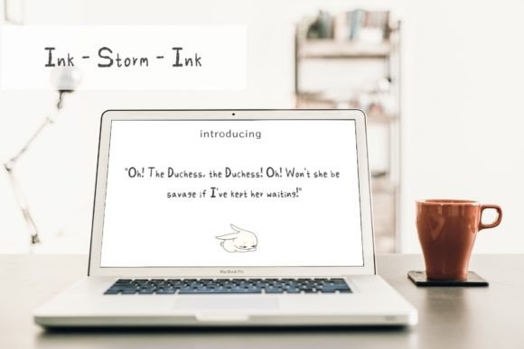 Ink Storm Ink: A Simple Font for Big Brand Wins