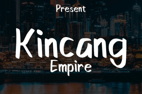Kincang Empire Font for Editorial Design