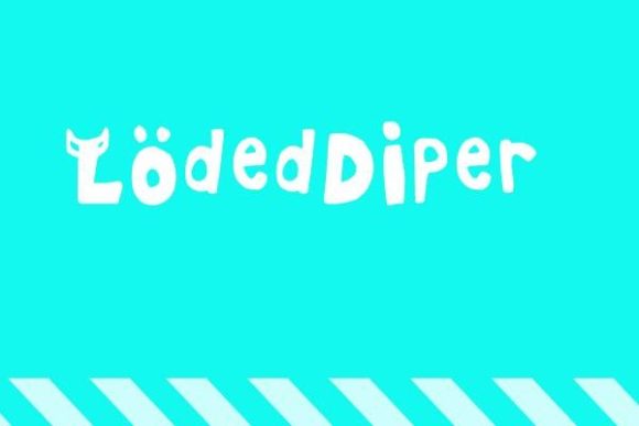 LodedDIper: A Delicate Script Font