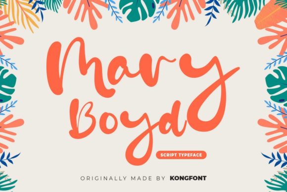 Mary Boyd Font Review