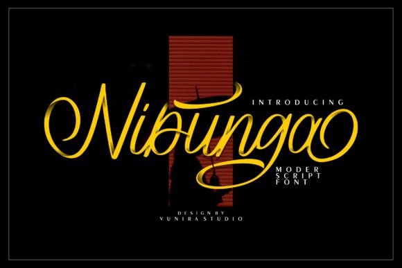 Nibunga Font: Elegant Script for Modern Design