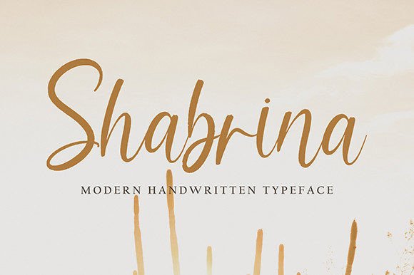 Shabrina: A Script Font for Creative Campaigns