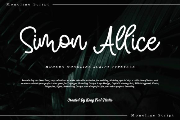 Simon Allice Font for Business