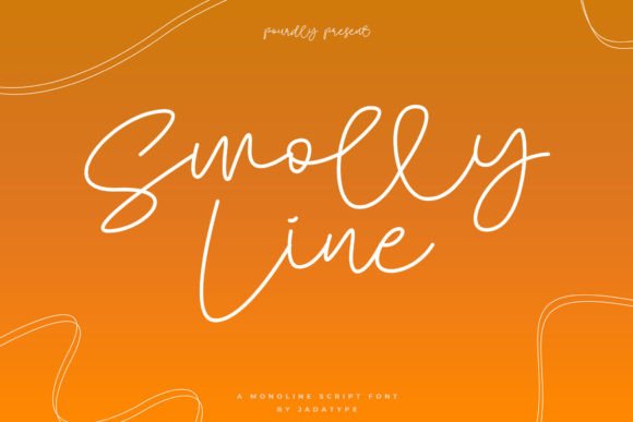 Smolly Line: The Signature Font for Modern Branding