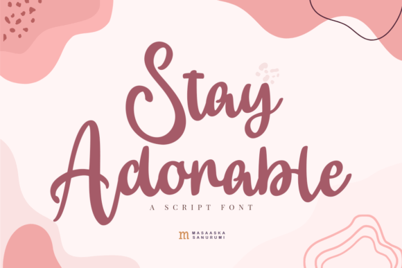 Stay Adorable Font for Elegant Design