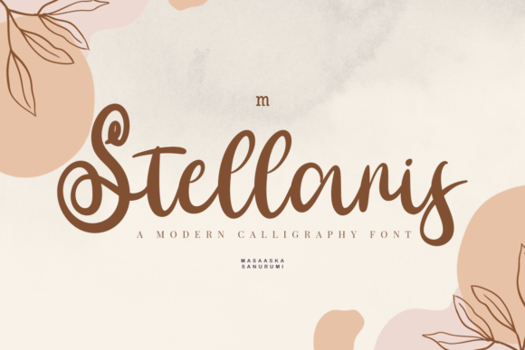 Stellaris: The Modern Script Font for Small Business Branding