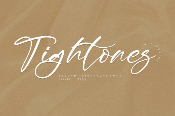Tightones – Elegant Script Font
