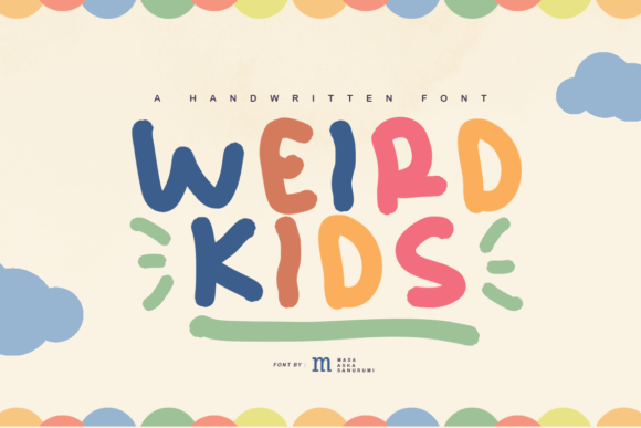Weird Kids: A Playful Script Font for Makers