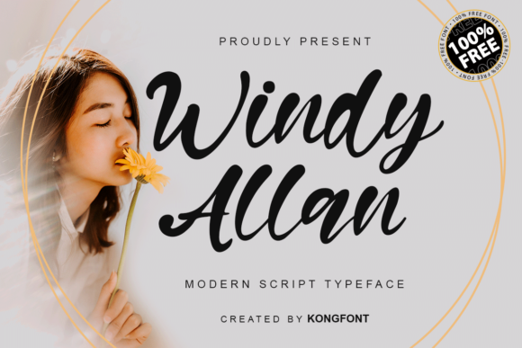 Windy Allan Font for Business Branding