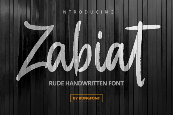 Zabiat: A Playful Font for Business Branding